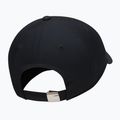 Baseballsapka Nike Dri-Fit Club Unstructured Metal Swoosh 2026 black/metallic silver 2