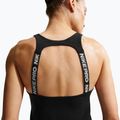 Női edzőpóló Nike Pro Dri-Fit TT black/white/metallic silver 5