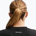 Női edzőfelső Nike Pro Dri-Fit Crew Neck black/metallic silver/white 4