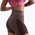 Női rövidnadrág Nike Pro Sculpt High Waisted 5" Biker tattoo/burgundy crush/white 5