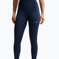 Női leggings Nike One Seamless Front High-Waisted midnight navy/white