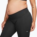 Női edzőleggings Nike One Maternity High-Waisted 7/8 black/white 3