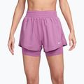 Női rövidnadrág Nike One Dri-Fit High-Waisted 3" 2In1 light magenta/white