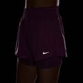 Női rövidnadrág Nike One Dri-Fit High-Waisted 3" 2In1 light magenta/white 5