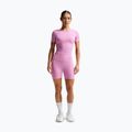 Női rövidnadrág Nike Zenvy High Waisted Biker 5" light magenta/white 2