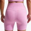 Női rövidnadrág Nike Zenvy High Waisted Biker 5" light magenta/white 6
