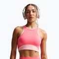 Edzőmelltartó Nike One Medium Support Sea coral/bleached coral/white