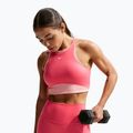 Edzőmelltartó Nike One Medium Support Sea coral/bleached coral/white 4