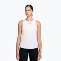 Női edzőpóló Nike One Classic Dri-Fit white/black
