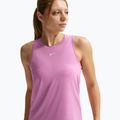 Női edzőpóló Nike One Classic Dri-Fit light magenta/white 5