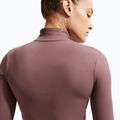 Női edzőfelső Nike One Fitted Dri-Fit Full-Zip burgundy tattoo/white 6