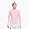 Női futó hosszú ujjú Nike Tempo Swoosh Run Dri-Fit 1/4-Zip pink foam/white