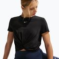 Női póló Nike One Classic Twist Dri-Fit black/white 4
