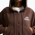 Női kapucnis pulóver Nike Phoenix Full-Zip Hoodie light chocolate 4