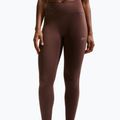 Női leggings Nike One magas derekú varrás nélküli light chocolate 4