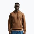 Férfi kapucnis pulóver Nike Club Pullover Hoodie ale brown/ale brown/white
