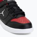 Gyerekcipő Jordan Court Connect Low black/gym red/white 7
