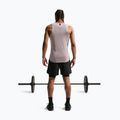 Férfi edzőpóló Nike Pro Training Dri-Fit light violet ore/black 3