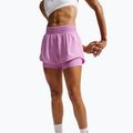 Női futónadrág Nike One Dri-FIT 2IN1 light magenta/white