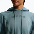 Női edzőfelső Nike Pro Therma-Fit Hoodie mineral slate/white 5