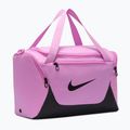 Edzőtáska Nike Brasilia Duffel Extra Small 24 l light magenta/black/black 2