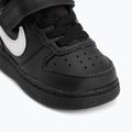 Gyermekcipő Nike Court Borough Low Recraft black/black/white 7