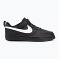 Gyerekcipők Nike Court Borough Low Recraft black/black/white 2