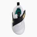 Gyerekcipők Nike Team Hustle D 12 white/black/clear emerald/topaz gold 5