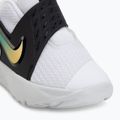 Gyerekcipők Nike Team Hustle D 12 white/black/clear emerald/topaz gold 7
