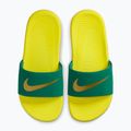 Gyerek papucs Nike Coffee malachite/sonic yellow/metallic gold 3