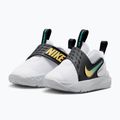 Gyerekcipők Nike Team Hustle D 12 white/black/clear emerald/topaz gold 3