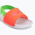 Gyerek papucs Nike Kawa total orange/green strike 7