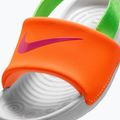 Gyerek papucs Nike Kawa total orange/green strike 7