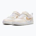 Gyerekcipők Nike Court Borough Low white/chalk/white/shimmer 3