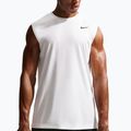Férfi edző póló Nike Dri-FIT Sleeveless Training Top white/black