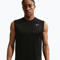 Férfi edző póló Nike Dri-FIT Sleeveless Training Top black/matte silver 3