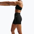 Női rövidnadrág Nike One High Waisted Biker 5" black/black/white 4