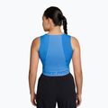 Női edzőpóló Nike Pro Dri-Fit university blue/light photo blue/white 2