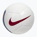 Mini focilabda Nike Skills FC Barcelona white/cardinal red size 1