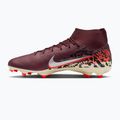Férfi futballcipő Nike United Mercurial Superfly 10 Academy MG burgundy crush/metallic silver 2
