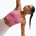 Női futó póló Nike Tempo Medium Support Cropped Sports Bra peony 5