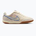 Férfi futballcipő Nike Tiempo Streetgato PRM IC coconut milk/gum medium brown/blue crystal