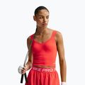 Női edzőpóló Nike Pro Sculpt Medium Support Padded Tank light crimson/white