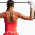 Női edzőpóló Nike Pro Sculpt Medium Support Padded Tank light crimson/white 5