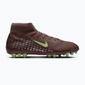 Férfi futballcipő Nike Mercurial Superfly 10 Academy Kylian Mbappé AG plum eclipse/metallic silver