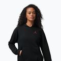 Női pulóver  Jordan Fleece Hoodie black/gym red