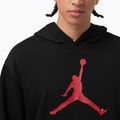 Férfi pulóver  Jordan Pullover Hoodie black/gym red 4