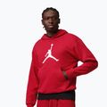 Férfi pulóver Nike Jordan Pullover Hoodie gym red/white