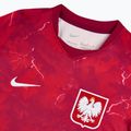 Gyerek focimez Nike Dri-Fit Poland Stadium Away 2026 noble red/sport red 4