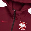 Férfi futballpulóver Nike Tech Fleece Poland Full Zip Hoodie team red 4